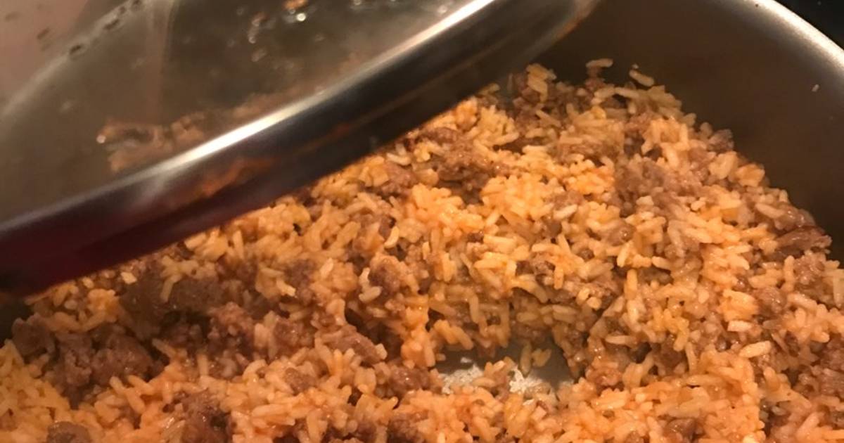 Cheeseburger Rice Recipe by ashtonroby - Cookpad