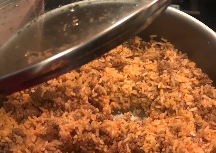 Recipe of Speedy Cheeseburger Rice