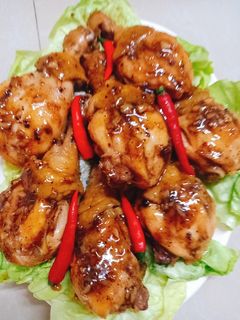 Hình của món Đùi gà rô ti.