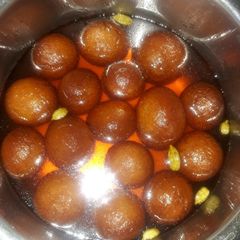 Gulab jamun with milk powder (quick and easy) A picture of Gulab jamun with milk powder (quick and easy).