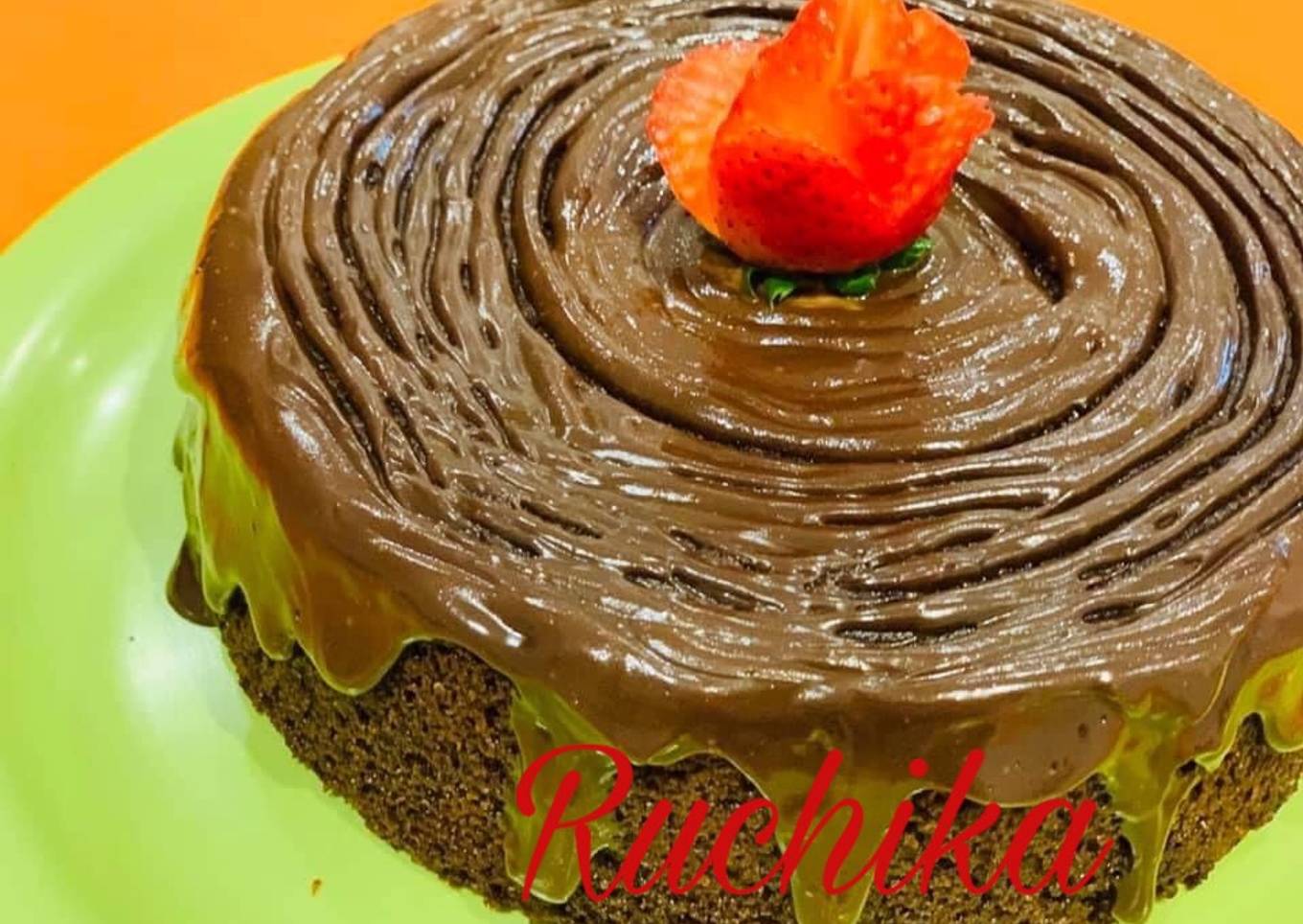 Eggless Chocolate Cake