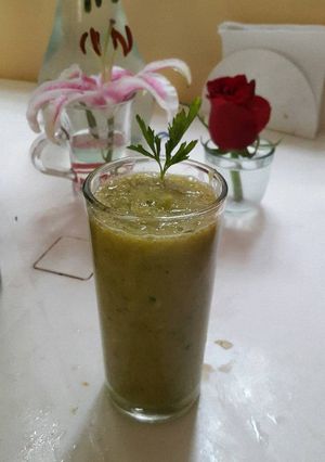 Una foto de Licuado de Papaya