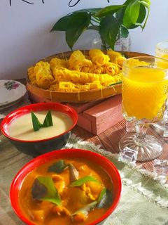 Gambar Roti Jala #Durian