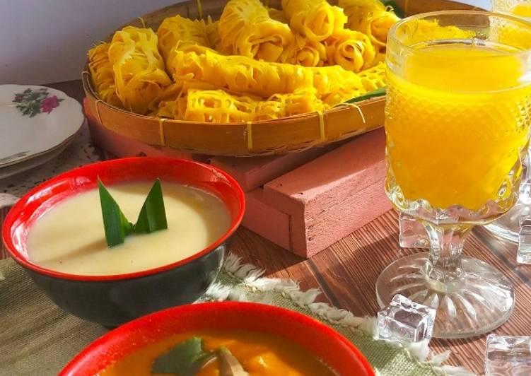 Langkah Langkah Buat Roti Jala #Durian yang Mudah