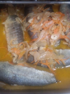 Una foto de Truchas en escabeche