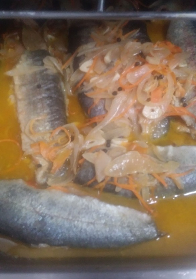 Una foto de Truchas en escabeche