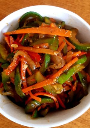 Una foto de Zapallitos al wok 🇺🇾 Receta 200 🥰🥰🥰🥰👏🏼👏🏼👏🏼🇺🇾🇺🇾