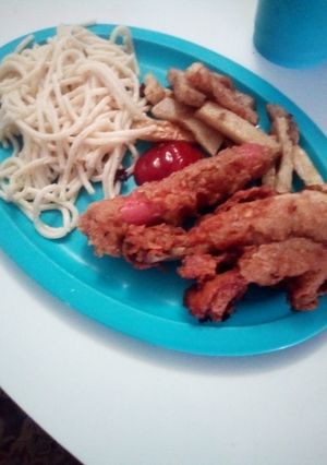Una foto de Pollo a la Kentucky