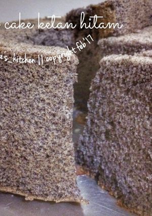 Foto resep Chiffon cake ketan hitam