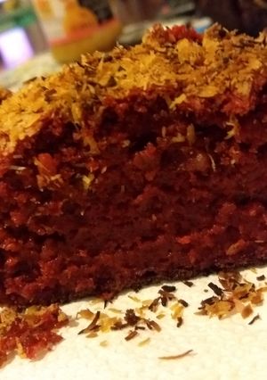 Una foto de Budín de remolacha y dátiles