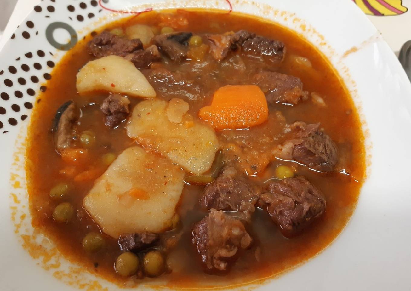 Guiso de ternera a fuego lento