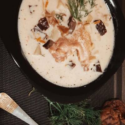 Суп с белыми грибами и курицей рецепт – Европейская кухня: Супы. «Еда»