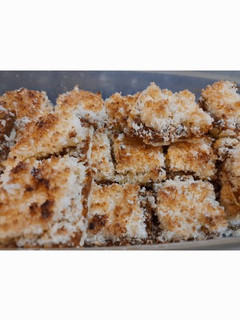 Una foto de Tarta de coco y dulce de leche