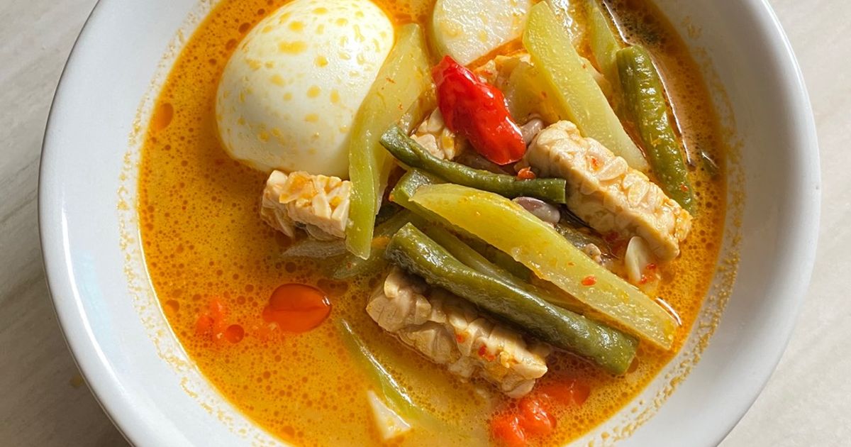 Sayur Lontong Labu Siam