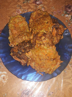 Una foto de Tortitas de zanahoria