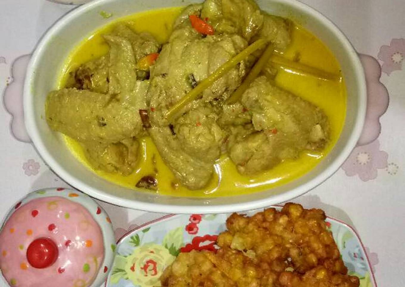Kari Sayap Ayam pedas istimewa