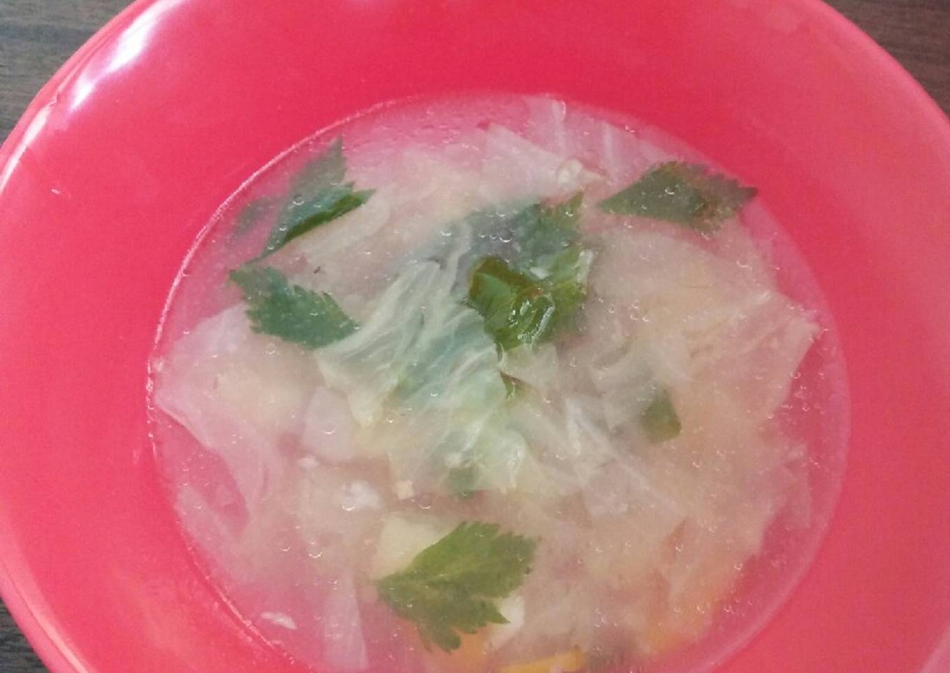 Sup sayur masin