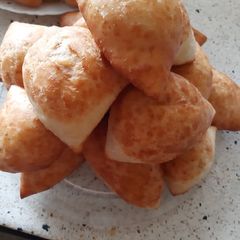 A picture of Mahamri for breakfast.