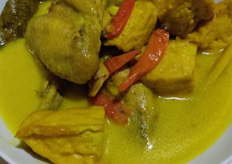 Resep @GURIH Opor Ayam Tahu menu masakan sehari hari