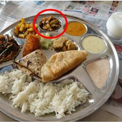 A picture of Tindora Nu shaak.