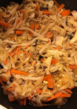 Kínai pirított tészta recept fotója