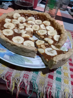 Una foto de Tarde de dulce de leche y banana.. (sin horno)