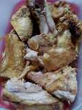 Aprovechando pollo asado ahumado