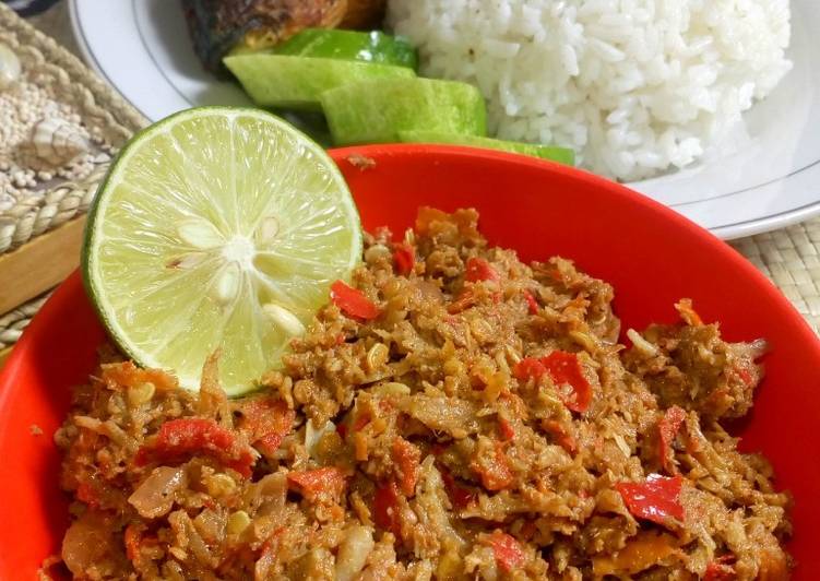 Resep Sambal Tuktuk dan Ikan Mas Goreng, Lezat Sekali