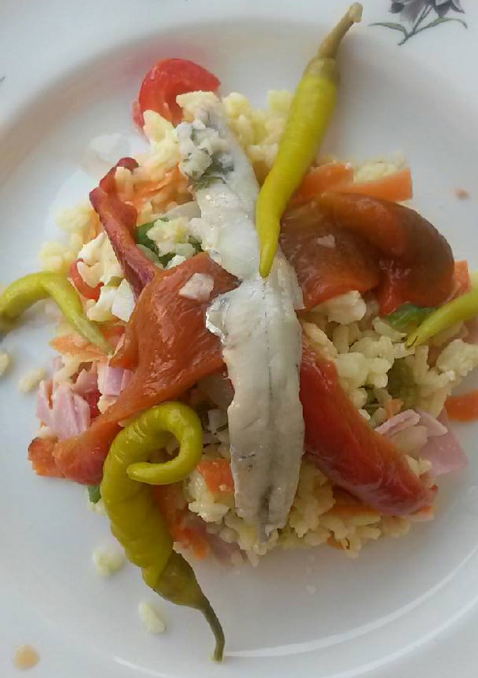 Una foto de Ensalada de arroz