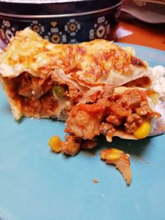 Mexikói töltött tortilla recept fotója