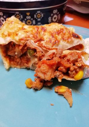 Mexikói töltött tortilla recept fotója