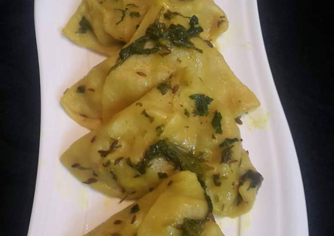 Steamed samosa