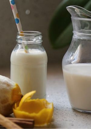 Una foto de Leche con canela