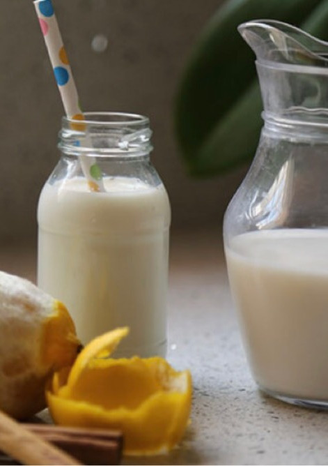 Una foto de Leche con canela
