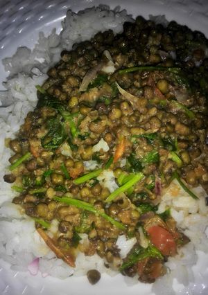 A picture of Stewed Green grams.