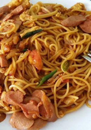 Foto resep Spagetti Jowo