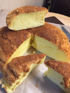 Foto resep Pillow cheese cake rice cooker