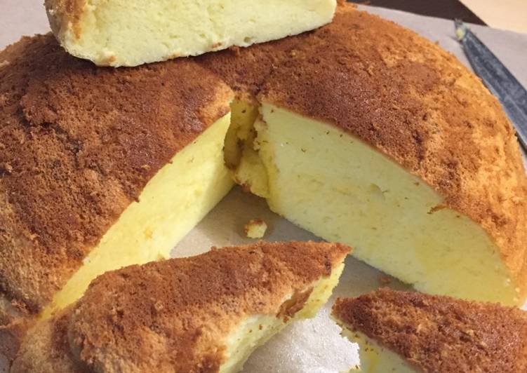Bagaimana Menyiapkan Pillow cheese cake rice cooker, Enak