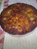 Torta invertida de bananas y mandarinas, económica