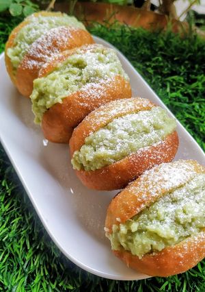 Foto resep Donat Jadul Matcha Ekonomis