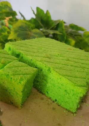 Foto resep Bolu pandan irit 2 telur