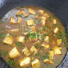 A picture of Masala paneer.