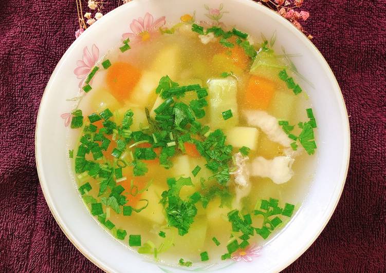 Recipe of Ultimate Canh Cà Rốt Khoai Tây Nấu Thịt Heo