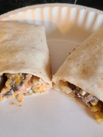 Easy Way Make Recipe Steak or chicken with corn and black bean wraps that is So Delicious, Delicious}