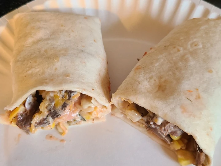 Easy Way Make Recipe Steak or chicken with corn and black bean wraps that is So Delicious, Delicious}