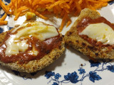 Milanesa de berenjenas sin huevo