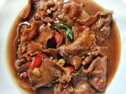 Gambar lidah sapi slice