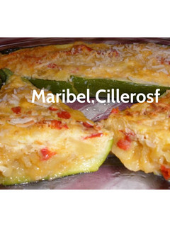 Una foto de Calabacines rellenos de tortilla