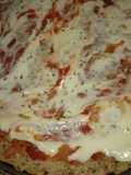 Pizza de legumbres. Baja en carbohidratos