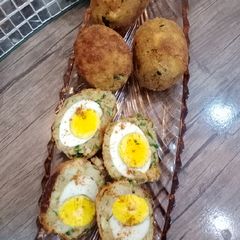 Egg stuffed potato 🍠 A picture of Egg stuffed potato 🍠.